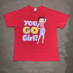 BETTY BOOP ベティブープ Tシャツ 赤 00年代 ヴィンテージ