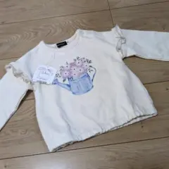 べべ　bebe 新品未使用　トレーナー　長袖トップス　90