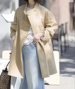 25SS✽美品 ジャーナルスタンダードレリューム スタンドポンチョコート 36