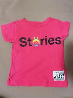 STORIES 半袖Tシャツ ピンクのサムネイル