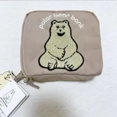 ポーラーベアバンク　ポーチ　バッグ サガラ刺繍　北欧