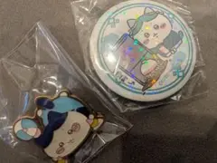 かわいいキャラクター缶バッジとピンバッジセット♥レア♥新品