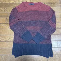 RAGEBLUE ボーダー ニットセーター L