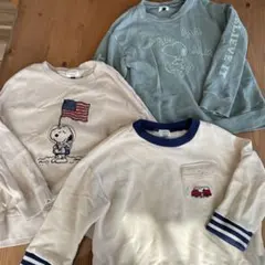 スヌーピー トレーナー 3点セット　110〜120