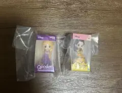 Qposket ガチャガチャ　ラプンツェルとベル バラ売り不可