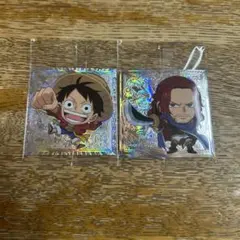 ONE PIECE ウエハースシール 第15弾 2種セット ルフィ シャンクス
