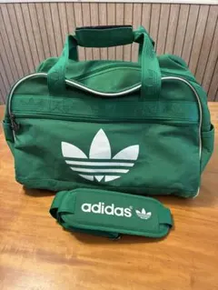 adidas アディダス ボストンバック グリーン 80s 90s ヴィンテージ adidas - 【80s〜90s adidas】アディダス エナメル ミニ