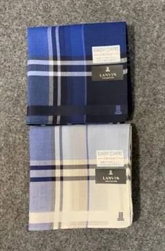 kodomofuku様専用　LANVIN ランバン　紳士用ハンカチ 2枚セット④