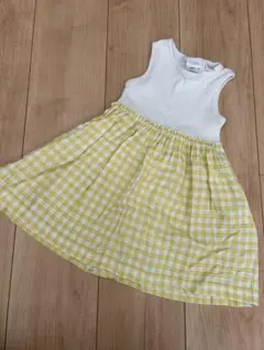 ZARA ギンガムチェックワンピース 18-24ヶ月　90サイズ