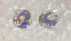 忍たま乱太郎 不破雷蔵 鉢屋三郎 はぁとふる大作戦の段 缶バッジ アニカフェ