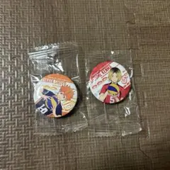 くら寿司　缶バッジ　ハイキュー