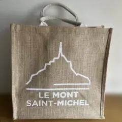 LE MONT SAINT-MICHEL モン・サン・ミシェル　ジュートバッグ