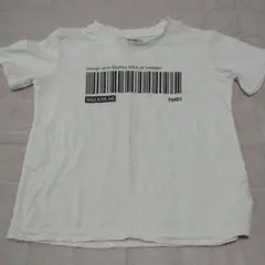 IKEA バーコードロゴ Tシャツ ホワイト 110cmのサムネイル
