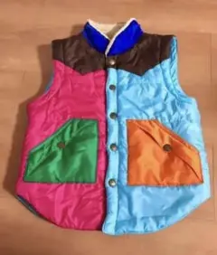 【110】Beams ミニ　こども用　ベスト　コート　2way