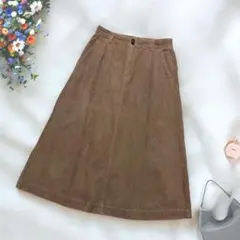 コーデュロイ ロングスカート