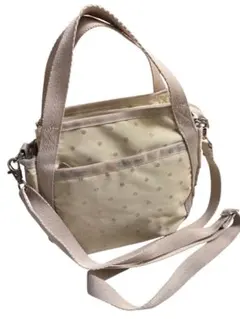 LeSportsac レスポ　 ラメドット 2WAY ショルダー　アイボリーのサムネイル
