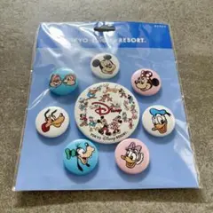ディズニー　リゾート　缶バッジ