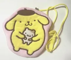 ポムポムプリン　がま口　ポーチ