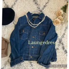【ラウンジドレス】デニムジャケット 新品未使用 2025年最新】Loungedress レディース Gジャン・デニムジャケット