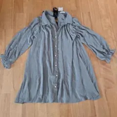 新品 ★axes femme アクシーズ長袖ブラウスチュニック