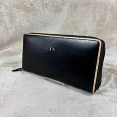 未使用　Kitamura　キタムラ　長財布　濃紺　『K』ロゴ　K2 楽天市場】キタムラk2 長財布の通販