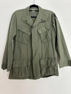 【古着】U.S. ARMY ミリタリージャケット オリーブグリーン Sサイズ