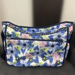ショルダーバッグ ナイロン 花柄