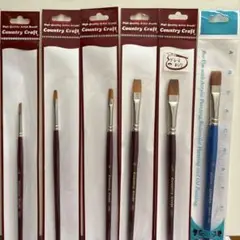 Country Craft アーティストブラシ 6本セット