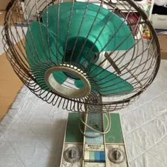 A)日立 扇風機 D-626 昭和レトロ クリアグリーン 当時物 - メルカリ