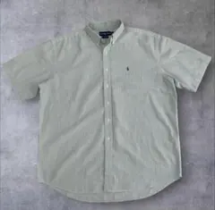 90s Ralph Lauren XLサイズ　シアサッカー　ストライプシャツのサムネイル