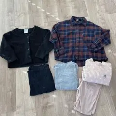 女の子冬服パジャマなど　130-150サイズまとめ売り　５点