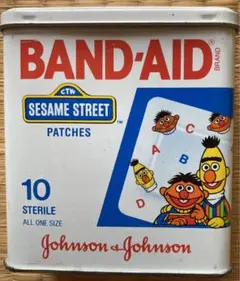 BAND-AID セサミストリート バンドエイド 缶