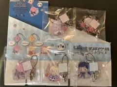 Fate fgo ダブルアクリルストラップ　5個　アルトリア　ギル　サンリオ