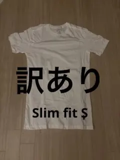 訳あり 新品 s 白polo slim fit t-shirt King Von