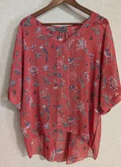 LAURA ASHLEY 花柄 半袖 ブラウスのサムネイル