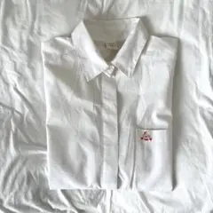 【古着】ホワイト 半袖シャツ