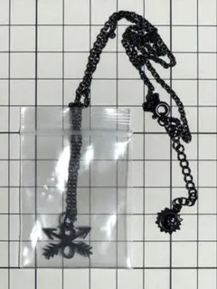【新品未使用】Burnout ネックレス BURNOUT] エポブラック Bロゴネックレス