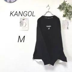 11132 KANGOL カンゴール ロゴプリントトレーナー スウェット M