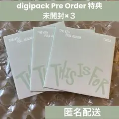 TWICE THIS IS FOR digipack Pre Order トレカ