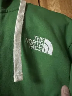 THE NORTH FACE グリーン ジップアップパーカー ノースフェイス