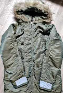 BEAUTY & YOUTH オリーブグリーン M ミリタリージャケット