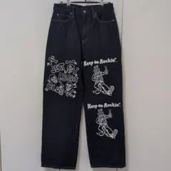 go!go!vanillasジェットペイントデニム