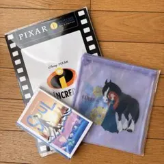 ピクサーくじ カードコレクション ポストカードブック フラットポーチ