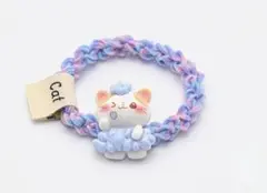 猫の形のヘアゴム