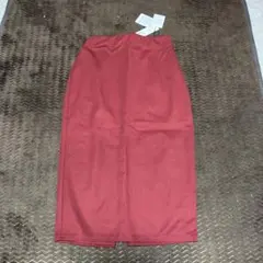 新品リゼクシーロングタイトスカート レッド　　　　M