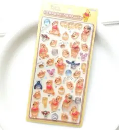 正規品　ボンボンドロップシール くまのプーさん　ディズニー