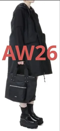 ★新品★SACAI ＜サカイ＞ ポケットトートバッグ（M） ブラック　男女兼用のサムネイル