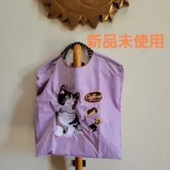 刺繍エコバッグ猫
