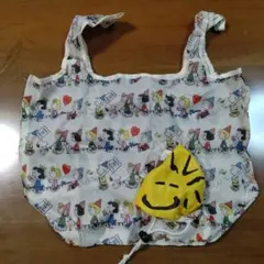 ［未使用］スヌーピー エコバッグ 大小２個セット（付録）