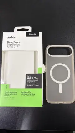 Belkin iPhoneAir対応 ケース MagSafe/Qi2 黄ばみ防止